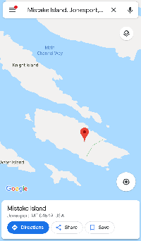 Pulau Mistake di Google Maps (Google Maps)
