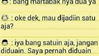 Yang ini juga curhat colongan. Beli martabak dua tapi jangan di duain. Duh itu martabak atau hati? Foto: Istimewa