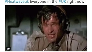 Gelombang panas yang menerpa kawasan Britania Raya membuat warganya ibarat mandi keringat. Foto: Istimewa