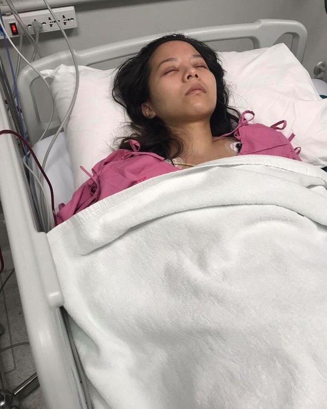 Dalam postingan di media sosial yang jadi viral itu, penyanyi pop ini memutuskan untuk pertama kali pergi ke bawah pisau bedah. May mengungkapkan untuk memperbaiki postur tubuhnya dan kepercayaan diri sehingga ia mendapatkan implan payudara. Foto: Instagram