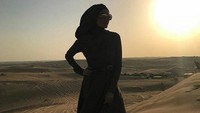 Dan Arab Saudi juga jadi tujuan liburan Inneke Koesherawati kala itu. Foto: Dok. Instagram/inekekoes