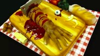 Ini versi seramnya. Tangan seperti dimutilasi dengan bercak darah yang menyebar. Hiii, seram! Foto: Debbie Goard / Via debbiedoescakes.net