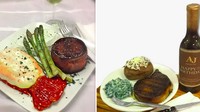 Debbie Goard pun bisa membuat kue dalam bentuk apa pun. Salah satunya adalah steak dengan paduan asparagus hingga kentang yang mirip dengan sungguhan.