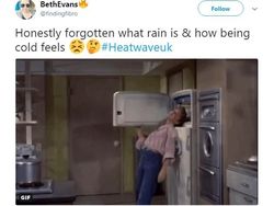 Meme Kocak Warga Inggris Tak Tahan Cuaca Panas