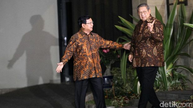 SBY dan Prabowo. 