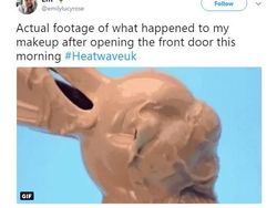 Meme Kocak Warga Inggris Tak Tahan Cuaca Panas