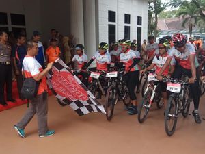 Tim Jelajah Sepeda Nusantara 2018 Tiba di Sulsel