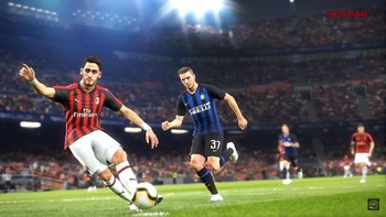 Derby Della Madonina yang mempertemukan AC Milan dan Inter Milan. Foto: YouTube/officialpes