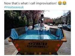 Meme Kocak Warga Inggris Tak Tahan Cuaca Panas