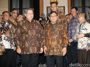 Begini Suasana Pertemuan 4 Mata Prabowo-SBY Lalu Disusul AHY