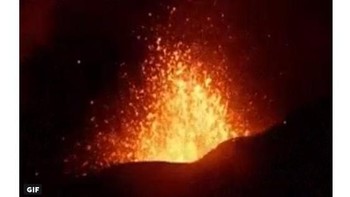 Di dalam kamar pun rasanya seperti di samping kawah gunung berapi yang memuntahkan lava. Foto: Istimewa