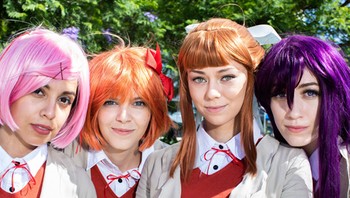 Karakter Agali, Amber, Nat, dan Sheyla dari video game Jepang. Foto: Wired