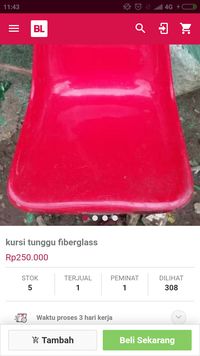 Kursi Seperti di Stadion Jakabaring Dijual Online Rp 400.000/Unit