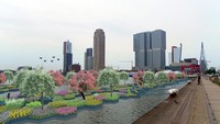  Ilustrasi pembangunan taman ke depannya (Recycled Park)