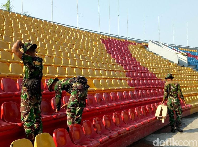 Top! Stadion Jakabaring Kini Rapi Lagi
