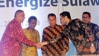 Direktur PT Cerindo Derian Sakmiwata mengungkapkan penandatanganan Surat Perjanjian Jual Beli Tenaga Listrik (SPJBTL) antara PT Cerindo dan PLN adalah satu langkah besar dalam mempercepat target pembangunan smelter. Foto: dok. PLN