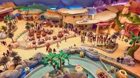 Taman rekreasi ini bertema Warner Bros. Selain senilai miliaran dolar, taman rekreasi satu ini adalah yang terbesar yang pernah dibangun di dalam ruangan (Warner Bros World Abu Dhabi/CNN Travel)