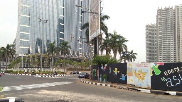 Mural Asian Games di PIM, Jalan Iskandar Muda, Pondok Pinang, Jaksel