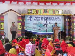 JK Hadiri Konven Pendeta Gereja dan Resmikan Masjid di Poso