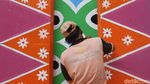 Mural Asian Games Nampang di Kolong Flyover Cengkareng