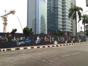 Polisi Bakal Tindak Pelaku Vandalisme Mural Asian Games