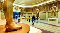 Warner Bros World Abu Dhabi seluas 503 ribu meter persegi. Letaknya ada di Pulau Yas (Warner Bros World Abu Dhabi/CNN Travel)