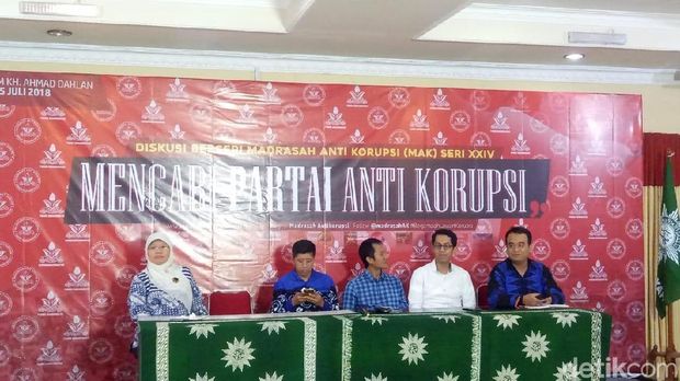 Diskusi 'Mencari Partai Anti Korupsi' di Pusat Dakwah Muhammadiyah