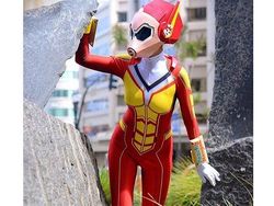 Lucu Banget! Ada Cosplay Superhero Rasa Fast Food