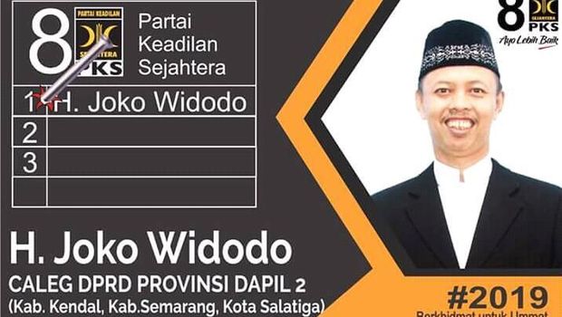 Joko Widodo caleg PKS.