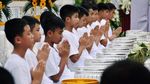 Begini Momen 11 Remaja Thailand Ditahbiskan Jadi Biksu