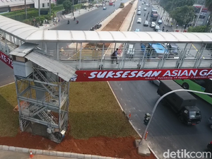 JPO Bundaran HI Dirobohkan Malam Ini, Catat Rekayasa Lalinnya