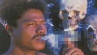 Gambar yang sempat menghiasi bungkus rokok di Indonesia. Gambar ini dipermasalahkan karena dinilai tidak cukup seram malah cenderung jadi bahan olok-olokan. (Foto: Internet)