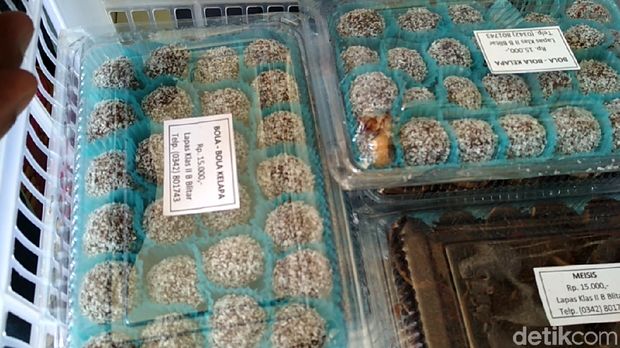 KUe-kue bikinan warga binaan Lapas Blitar/
