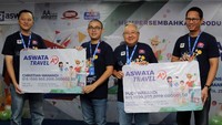 Ada 3 pilihan paket manfaat Signature, Platinum, dan Premium yang dapat disesuaikan untuk berbagai macam kebutuhan traveler. Hingga kini Aswata juga sedang mempersiapkan infrastruktur pemasaran dan penjualan produk ini. Aswata Travel A+ nantinya dapat dibeli melalu beragam saluran distribusi baik melalui online, jaringan kantor Aswata, Biro Perjalanan, Airline, agen dan pialang asuransi. Foto: dok. Aswata