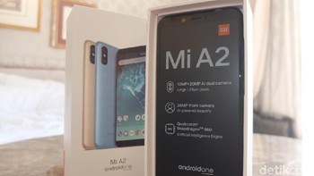 Ponsel ini merupakan penerus Mi A1 yang dirlis tahun lalu. Foto: Dhani Irawan/Detikcom