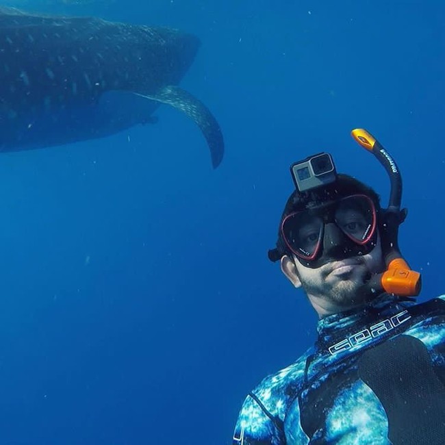 Sheikh Hamdan bin Mohammed bin Rashid Al Maktoum, Pangeran Dubai menikmati musim panas dengan diving di Faroe Island. Foto: Instagram