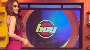 Yanet kerap membawakan acara prakiraan cuaca di televisi Meksiko. Foto: Instagram