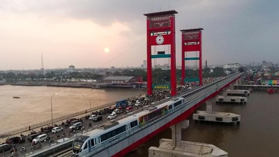 2 Tahun Beroperasi, LRT Palembang Telah Angkut Jutaan Penumpang