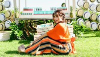 Camila Cabello saat merilis kosmetik barunya yang diberinama Havana di California, AS pada Selasa (24/7) waktu setempat. Emma McIntyre/Getty Images for LOreal Paris