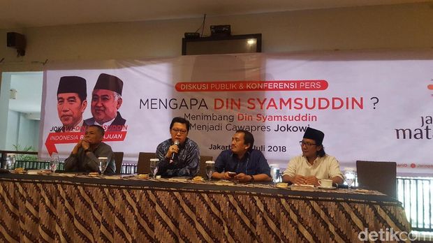 Didukung Relawan, Din Syamsuddin Siap Jadi Cawapres Jokowi