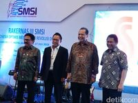 Hadiri Rakernas SMSI, CT Jabarkan Tentang Media Digital