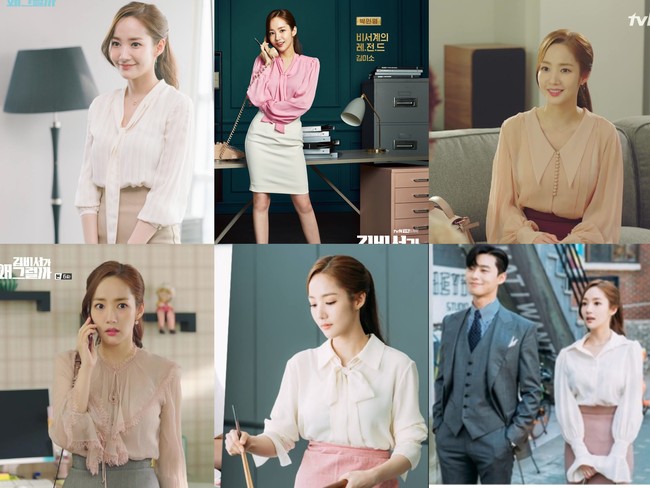 Pecinta drama Korea mungkin sedang penasaran episode terakhir Whats Wrong with Secretary Kim. Sebelum nonton, tengok gaya Kim Min So yang bisa jadi inspirasi baju kerja. Foto: TvN