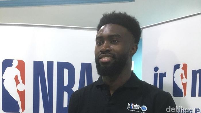 Jaylen Brown, pebasket Celtics sedang ada di Indonesia (Amalia Dwi Septi/detikSport) Jaylen Brown, pebasket Celtics sedang ada di Indonesia (Amalia Dwi Septi/detikSport)