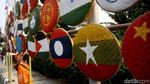Kerennya Hiasan Bendera Peserta Asian Games dari Tampah