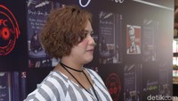 Mytha Lestari saat ditemui di acara peluncuran album Story of Broken Heart di KFC, Kemang, Jakarta Selatan, Rabu (25/07) Malam.  Foto: Pool/Noel/detikHOT