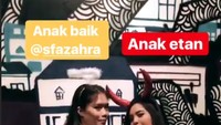 Mengenakan pakaian berkonsep Angel Vs Devil, Tasya malah terpilih jadi Devilnya. Foto: Dok. Instagram/tasyakamila