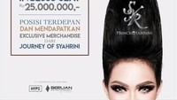 Dan yang membuat heboh adalah harga tiket yang menyentuh Rp 25 juta. Dok. Instagram/princessyahrini