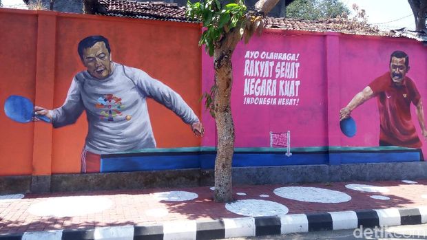Keren! Cara Warga Kampung di Solo Memeriahkan Asian Games 2018