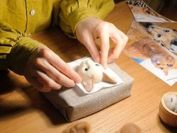 Keren! Seniman Jepang Ini Bisa Sulap Benang Wol Jadi Kucing