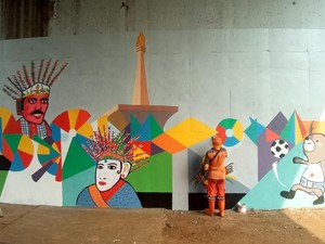 Sandi soal Lukisan Mural PPSU: Lumayan Bagus